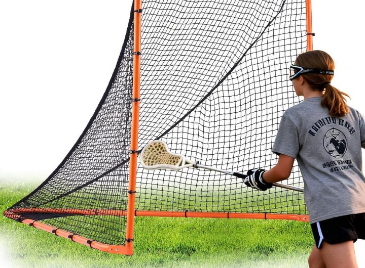 VEVOR Lacrosse Goal,Complete Portable Lacrosse Net Training Accessory Set