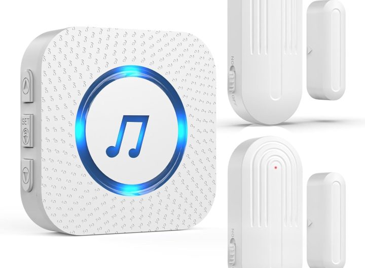 SanJie Door Chime Alarm When Open for Kids Safety, Home and Business