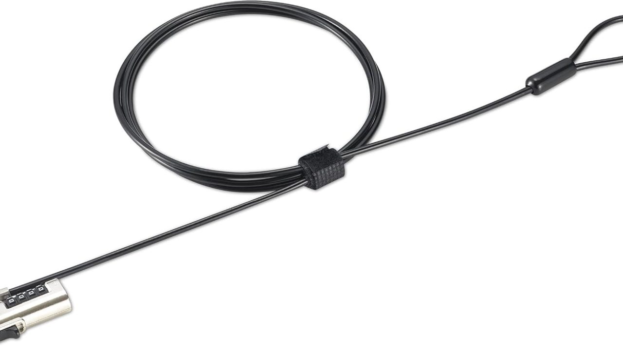 Kensington Combination Laptop Lock for Standard Security Slot, Resettable (K60213WW), Black