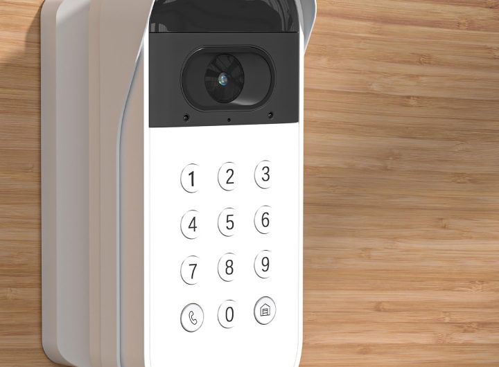 Swivel Mount for myQ Smart Garage Video Keypad ,Angle Adjustable(40 to 140 ) Degree Mounting Bracket for myQ ,Easy to Install (Video Keypad is NOT Included