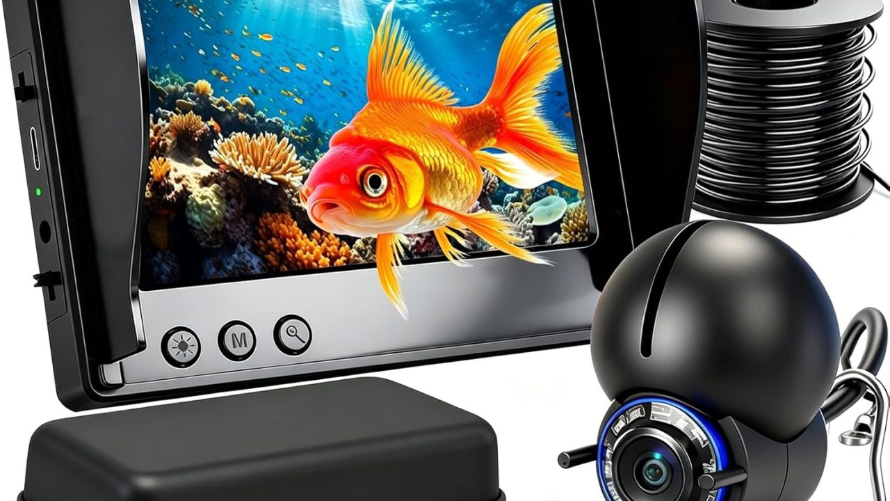 Underwater Fishing Camera 1080P HD 4.3" IPS Screen 50ft Cable