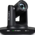 FoMaKo 4K HDMI PTZ Camera NDI AI Auto-Tracking(Gen 3), NDI HX3 Certified, 20X Optical Zoom,USB 3.0 LAN HDMI PTZ Camera 4K for Church, Worship, Education, Conferences,(NDI License Included), K20UH