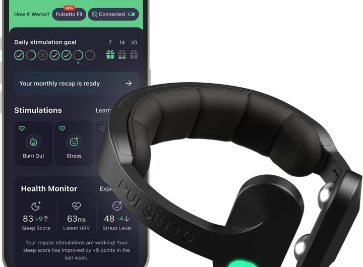 Pulsetto FIT (V2) Wellness Wearable – Relaxation, Sleep & Daily Wellness Support Device