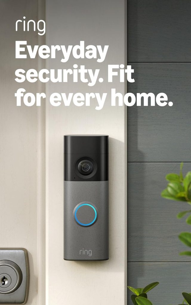 Ring Battery Doorbell 2K (newest model) Retinal 2K with wide-angle video, up to 6x Enhanced Zoom, Two-Way Talk, and Built-In Battery, Speckled Gray — 상품 정보와 공개 리뷰 6 Ring Battery Doorbell 2K (newest model) Retinal 2K with wide-angle video, up to 6x Enhanced Zoom, Two-Way Talk, and Built-In Battery, Speckled Gray