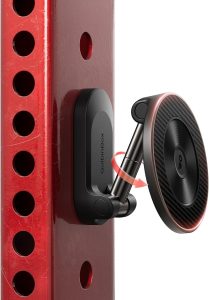 GolbinBox Magnetic Phone Holder for Gym,Adjustable Tripod Mount Ring Black