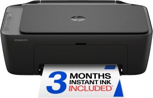 HP DeskJet 2955 Wireless All-in-One Color Inkjet Printer, Scanner, Copier, Best-for-Home, 3 Month Trial of Instant Ink Included, AI-Capable (A24HJA)