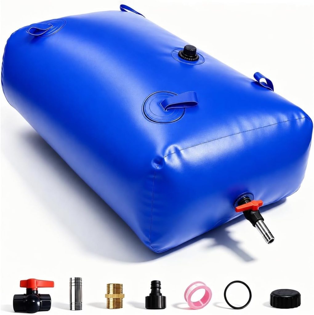 264 Gallon Water Bladder Tank, 2000D PVC Portable Water Storage Bag Blue — 상품 정보와 구매 체크 6 264 Gallon Water Bladder Tank, 2000D PVC Portable Water Storage Bag Blue