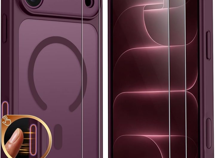 SPIDERCASE for iPhone 18 Pro Case/iPhone 17 Pro Case, Burgundy