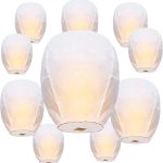 Sky Lanterns 20 Pack Chinese Memorial Lanterns to Release in Sky