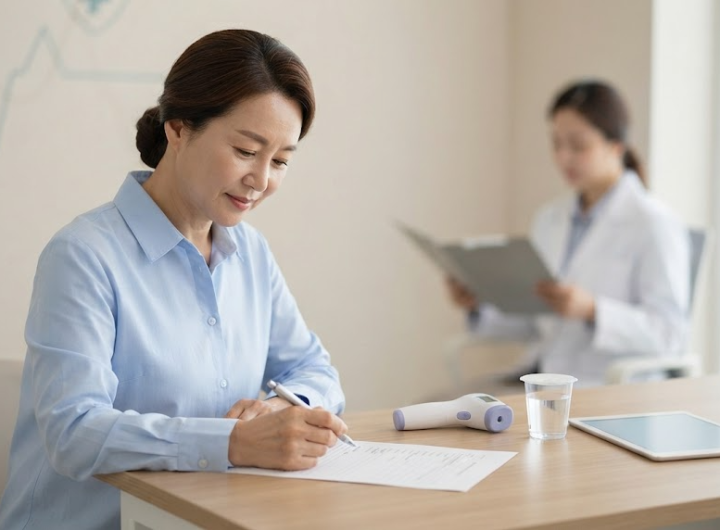 건강검진 대상자 조회 및 금식 시간 관련 이미지 1