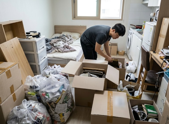 원룸 폐기물 정리 관련 이미지 1