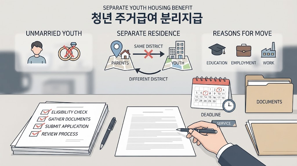 부모와 주소지 다를 때 챙기는 청년 주거급여 분리지급 대상 3 청년 주거급여 분리지급 관련 이미지 2