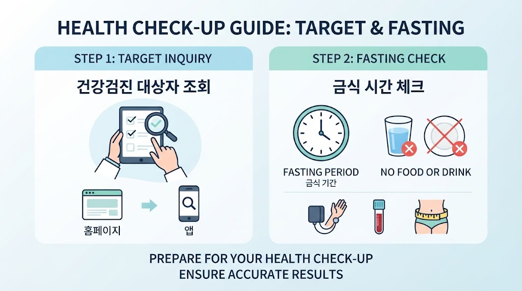 주의사항 정리한 건강검진 대상자 조회 및 금식 시간 체크 3 건강검진 대상자 조회 및 금식 시간 관련 이미지 2
