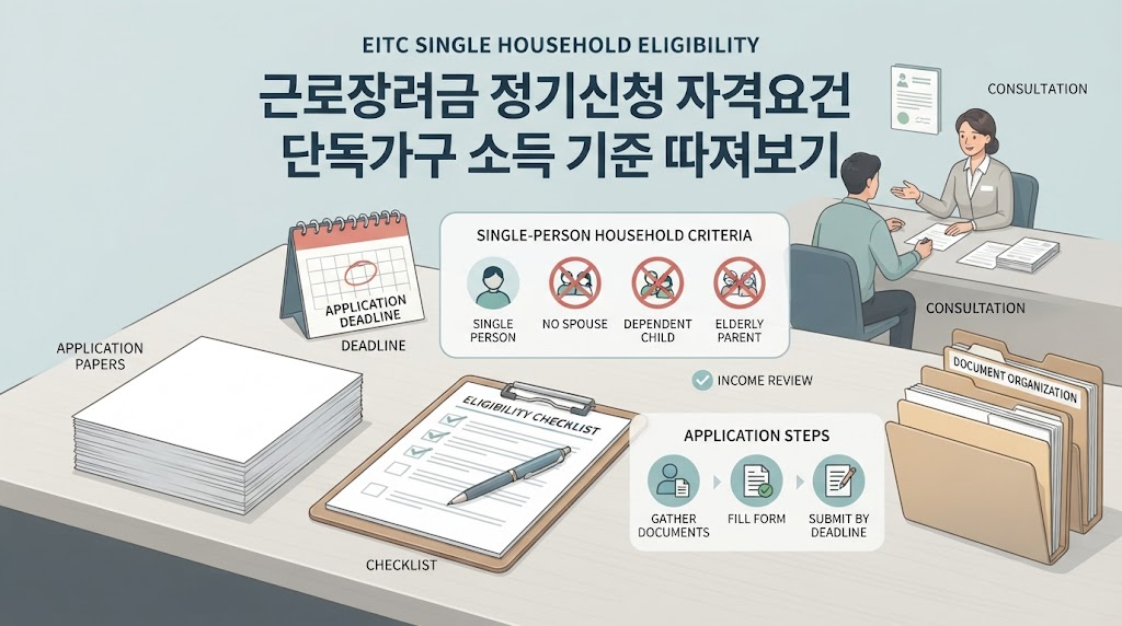 근로장려금 정기신청 자격요건 단독가구 관련 이미지 2