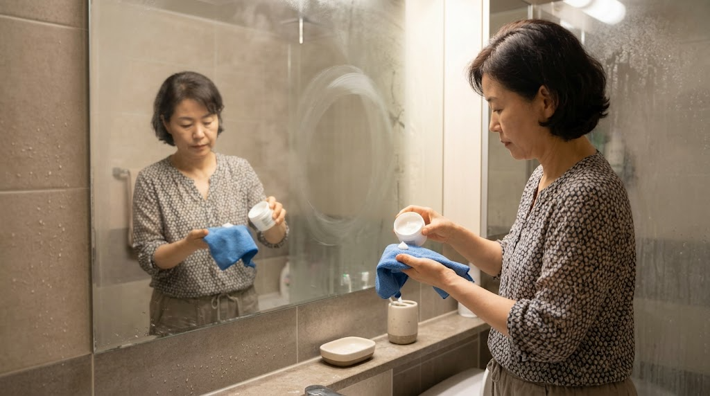 거울 물때 코팅 린스: 샤워할 때 김 서림 없는 욕실 거울 린스로 코팅 닦는 노하우 4 거울 물때 코팅 린스 관련 이미지 3