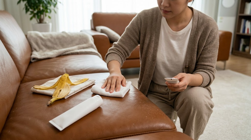 가죽 소파 얼룩 닦기 바나나껍질과 핸드크림 활용법 4 가죽 소파 얼룩 닦기 관련 이미지 3