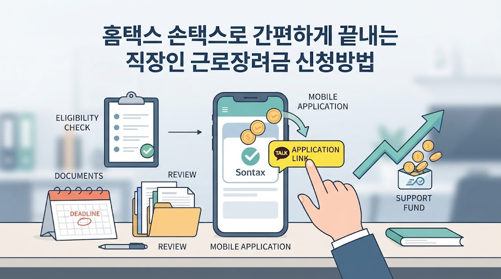 홈택스 손택스로 간편하게 끝내는 직장인 근로장려금 신청방법 5 직장인 근로장려금 신청방법 관련 이미지 4