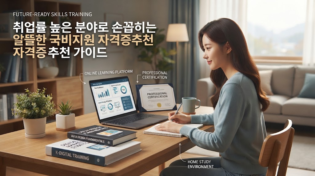 취업률 높은 분야로 손꼽히는 알뜰한 국비지원 자격증추천 가이드 5 자격증추천 관련 이미지 4