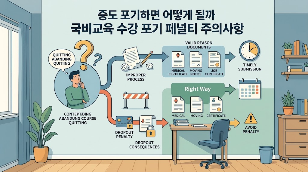 국비교육 수강 포기 페널티 관련 이미지 4