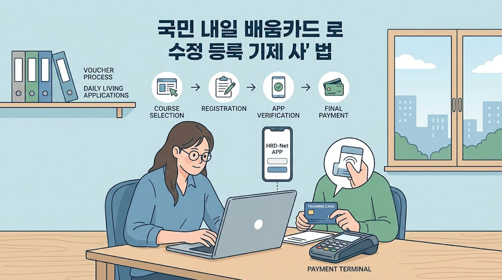 수강 등록부터 결제까지 국민내일배움카드사용방법 가이드 5 국민내일배움카드사용방법 관련 이미지 4