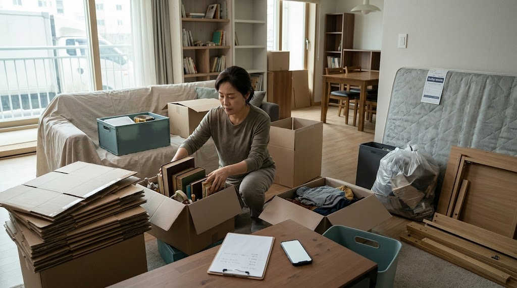 이사 전 집안 짐 비우기 위한 집정리업체비용 산정 기준 6 집정리업체비용 관련 이미지 5