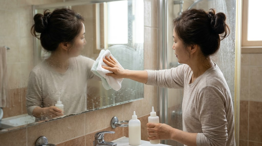 거울 물때 코팅 린스: 샤워할 때 김 서림 없는 욕실 거울 린스로 코팅 닦는 노하우 6 거울 물때 코팅 린스 관련 이미지 5