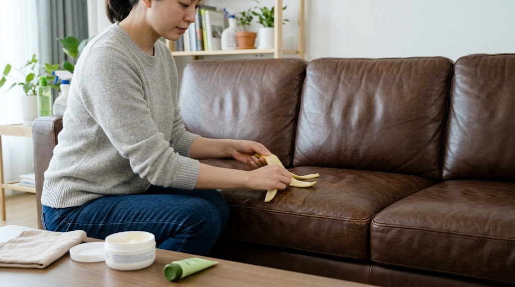 가죽 소파 얼룩 닦기 바나나껍질과 핸드크림 활용법 6 가죽 소파 얼룩 닦기 관련 이미지 5